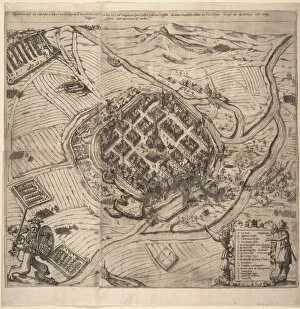Prague Collection: The Siege of Pilsen by Ernst von Mansfeld on 21 November 1618, c1620