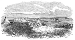 Disputed Territory Prints: The Siege of Sebastopol - part of Captain Wodehouse's Battery, 1854. Creator: Unknown