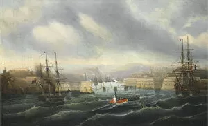 Allied Troops Gallery: The Siege of Sevastopol, ca 1856-1857. Artist: Durand-Brager, Jean-Baptiste (1814-1879)