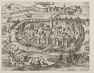 Time Of Troubles Prints: The Siege of Smolensk, 1609-1611, 1610. Creator: Keller, Georg (1576-1640)