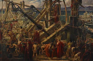 The Siege of Syracuse, 1895. Artist: Spence, Thomas Ralph (1855-1916) The Siege of Syracuse, 1895. Artist: Spence, Thomas Ralph (1855-1916)