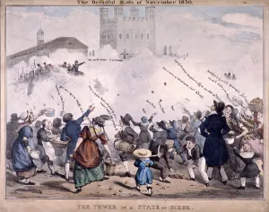 Target Prints: Siege at the Tower of London, 1830