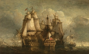 Escaut Prints: Siege of Vlissingen by an English Squadron, 1890. Creator: Hendrik Frans Schaefels