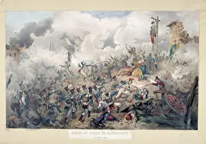 The siege of Zaragoza, 1809, c1830. Creator: Adam, Jean-Victor Vincent (1801-1867)