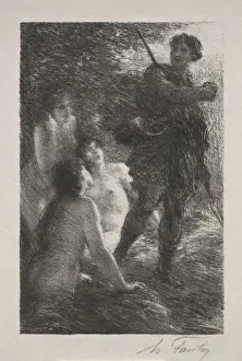 Siegfried and the Daughters of the Rhine. Creator: Henri Fantin-Latour (French, 1836-1904)