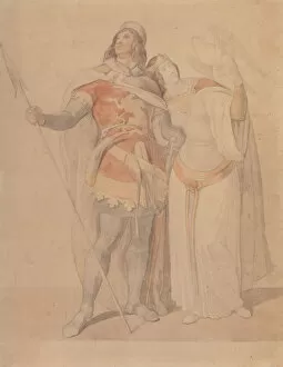 Nibelungs Gallery: Siegfried and Kriemhild, c. 1831