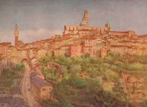 Tyndale Prints: Siena: A Town on a Hill, c1900 (1913). Artist: Walter Frederick Roofe Tyndale