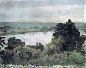 Vernon Prints: The Siene near Vernon, c1911. Artist: Pierre Bonnard