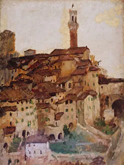 Siena Prints: Sienna, 1883-1910. Also spelt Siena. Creator: Annie Louisa Swynnerton