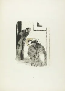 Siesta Prints: Siesta, from the first album of L'Estampe originale, 1893. Creator: Edouard Vuillard