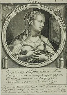 Sight, plate one from The Five Senses, n.d. Creator: Jacob van der Heyden