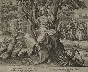 Adam And Eve Collection: Sight (Visus), from the Fiver Senses, .n.d. Creator: After Maerten de Vos