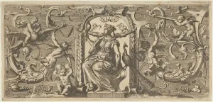 Five Senses Prints: Sight (Visus), from Quinque Sensuum (Five Senses), ca. 1655. Creator: Francis Cleyn