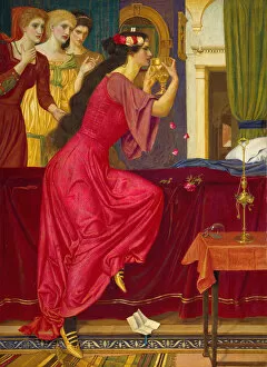 Decameron Gallery: Sigismonda Drinking The Poison, c1897. Creator: Joseph Edward Southall