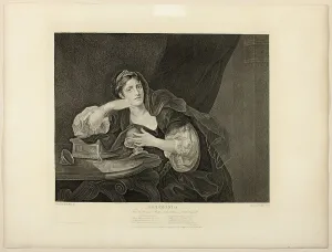 John Dryden Prints: Sigismonda, published June 4, 1795. Creator: Benjamin Smith