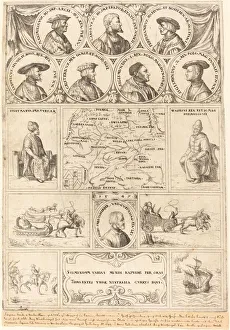 Sigismund von Herberstein, 1548. Creator: Augustin Hirschvogel Sigismund von Herberstein, 1548. Creator: Augustin Hirschvogel