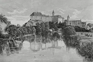 Water Surface Prints: Sigmaringen Castle, Germany, 1883. Creator: Unknown