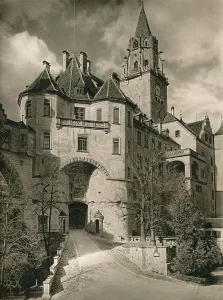 Sigmaringen - Porch of the Castle, 1931. Artist: Kurt Hielscher