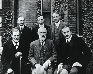 Suit And Tie Prints: Sigmund Freud, Stanley Hall, Carl Gustav Jung