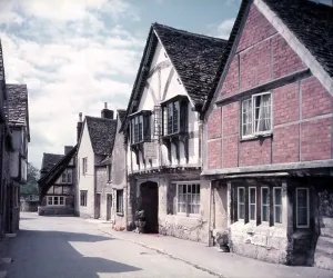 Hotel Prints: Sign of the Angel guest house, Lacock