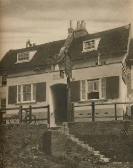 Pub Sign Prints: The Sign of the Bulls Head at Strand-On-the-Green, c1935. Creator: Field