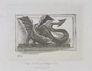 Edwards Gallery: Sign of the Green Dragon Inn, Bishopsgate, London, 1871. Artist: E Edwards