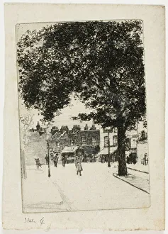 Cavern Collection: The Sign of White Horse, Parsons Green, 1906. Creator: Theodore Roussel