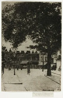 The Sign of White Horse, Parsons Green, 1906. Creator: Theodore Roussel