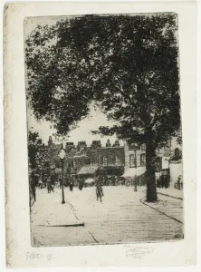 The Sign of White Horse, Parsons Green, 1906. Creator: Theodore Roussel