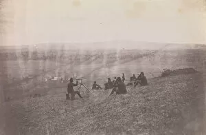 Signals Gallery: Signal Corps, Rappidan River / Signal Corps Reconnoitering at Fredericksburg, Virginia
