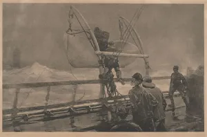 Distress Signal Prints: The Signal of Distress, 1891. Creator: Winslow Homer