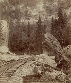 Grabill Prints: Signal Rock Elk Canyon on Black Hills & Ft P RR