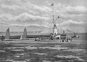 River Ouse Prints: Signal Station, Newhaven, c1896. Artist: Poulton & Co