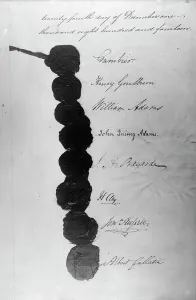 Agreement Prints: Signatures, Treaty of Ghent, December 24