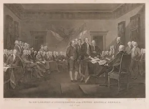 Signing the Declaration of Independence. Creator: Asher Brown Durand (American, 1796-1886)