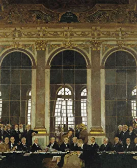 Great War Prints: The Signing of Peace in the Hall of Mirrors