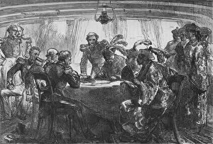 Anglo Afghan War Gallery: Signing the Treaty of Nankin, c1880