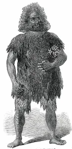 Claw Prints: Signor Lablache as Caliban, 1850