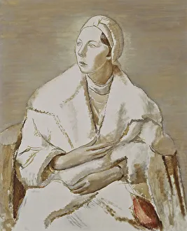 Anxiety Prints: Sigrid Hjertén, 1931. Creator: Isaac Grünewald