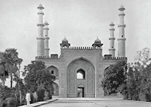 Akbar Collection: Sikandra. Gateway of the Tomb of Akbar, c1910. Creator: Unknown