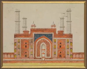 Mogul Prints: Sikandra, near Agra, Uttar Pradesh: gateway to the mausoleum