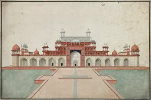 Sikandra, near Agra, Uttar Pradesh: mausoleum of the Emperor Akbar, (between 1800 and 1899?). Creator: Unknown