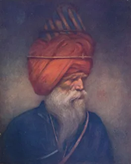A Sikh Spear-bearer, 1903. Artist: Mortimer L Menpes
