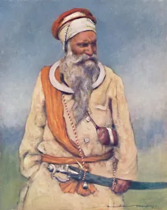 Adam And Charles Prints: A Sikh Warrior, 1903. Artist: Mortimer L Menpes