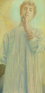 Calm Collection: Silence, 1890. Creator: Khnopff, Fernand (1858-1921)