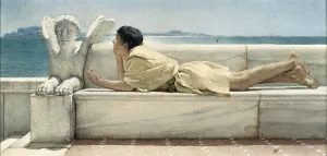 Sir Lawrence 1836 1912 Prints: A silent counselor, 1878