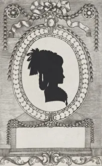 Silhouette of Gräfin Lodroni, 1784-1834. Creator: Wilhelm Ackermann Silhouette of Gräfin Lodroni, 1784-1834. Creator: Wilhelm Ackermann