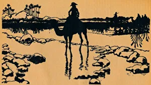 Studio Volume Twelve Prints: Silhouette for Ombres Chinoisses from L Epopee, 1898. Artist: Caran d Ache