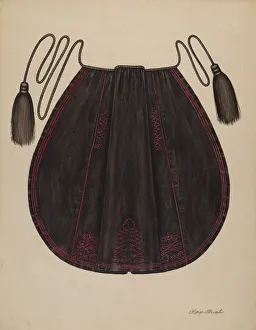 Rex F Bush Prints: Silk Apron, c. 1938. Creator: Rex F Bush