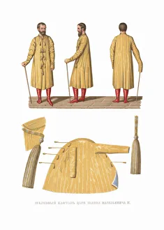 Fyodor Grigoryevich 1801 1892 Prints: Silk caftan of the Tsar Ivan IV. From the Antiquities of the Russian State, 1849-1853